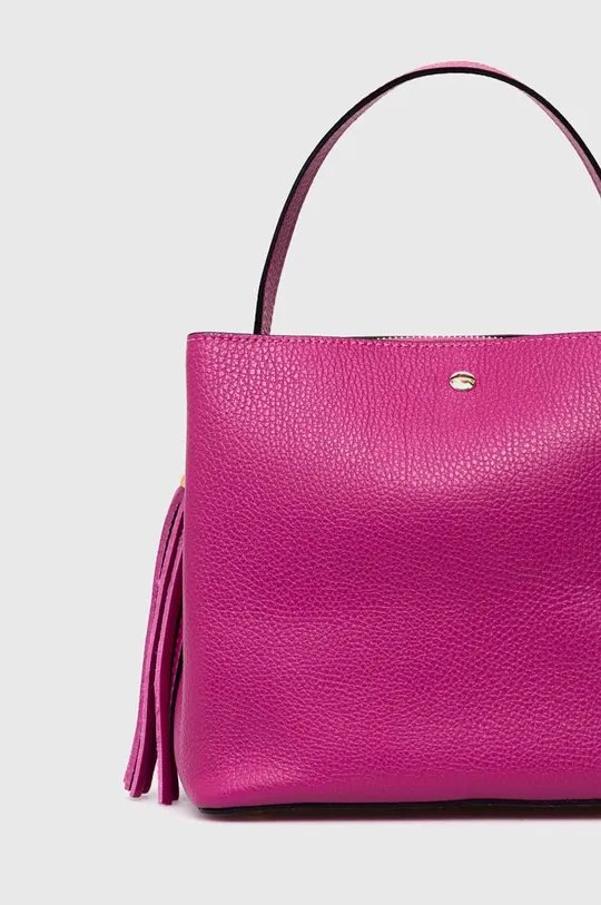 ροζ Δερμάτινη τσάντα Answear Lab  X limited collection SISTERHOOD