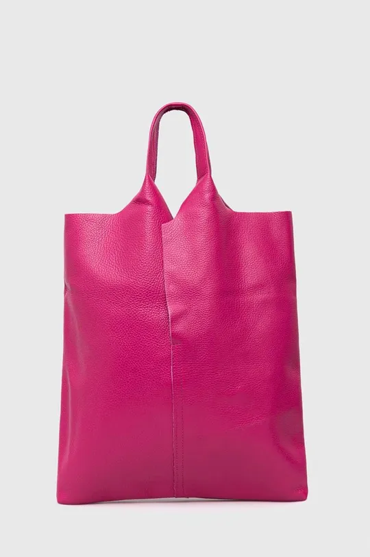 розовый Кожаная сумочка Answear Lab X лимитированная коллекция SISTERHOOD Женский