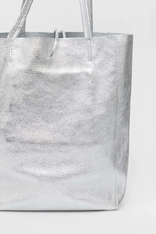 ezüst Answear Lab bőr táska X limited collection SISTERHOOD