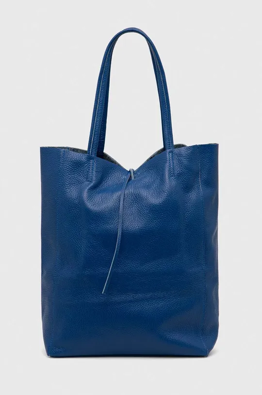 μπλε Δερμάτινη τσάντα Answear Lab Γυναικεία