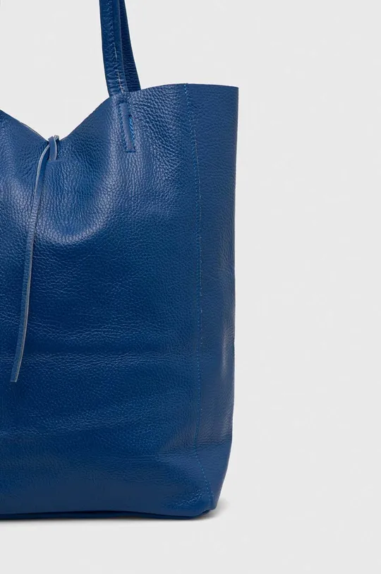 μπλε Δερμάτινη τσάντα Answear Lab