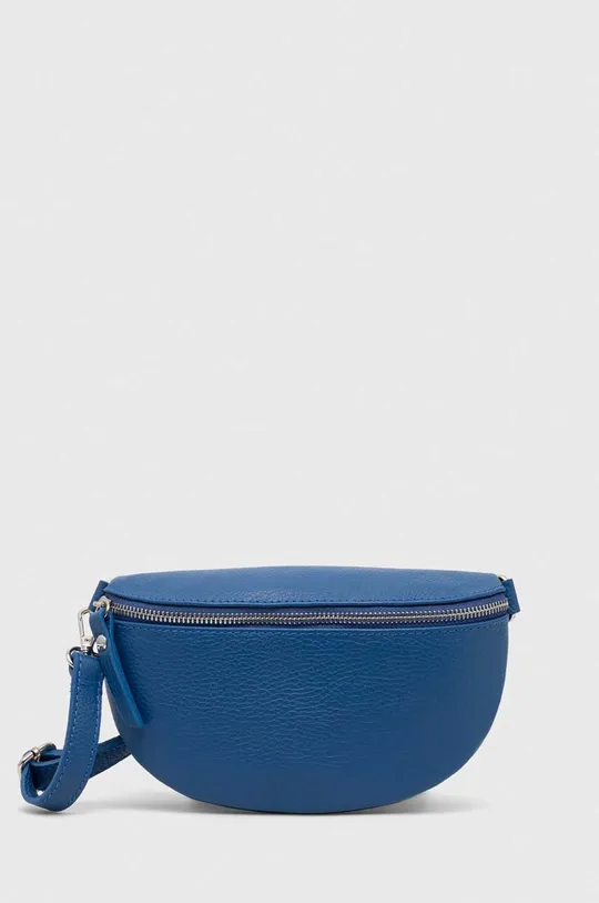 plava Kožna torbica oko struka Answear Lab Ženski