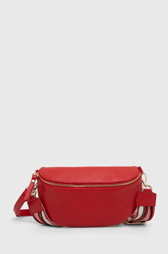 κόκκινο Δερμάτινη τσάντα φάκελος Answear Lab Γυναικεία