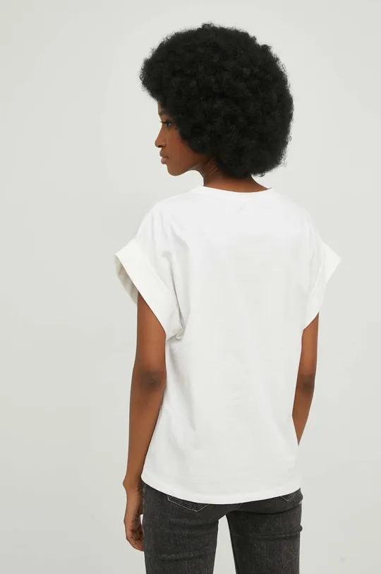 Answear Lab t-shirt bawełniany X kolekcja limitowana SISTERHOOD 100 % Bawełna