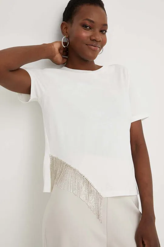 λευκό Μπλουζάκι Answear Lab X limited collection SISTERHOOD Γυναικεία