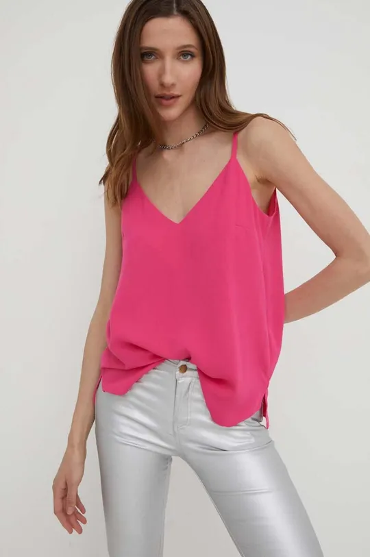 ροζ Μπλουζάκι Answear Lab Γυναικεία
