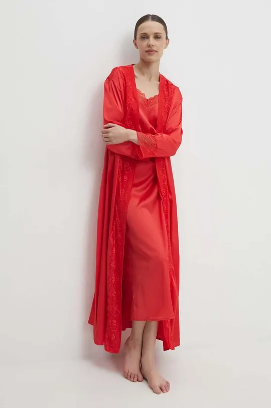 crvena Pidžama komplet Answear Lab Ženski