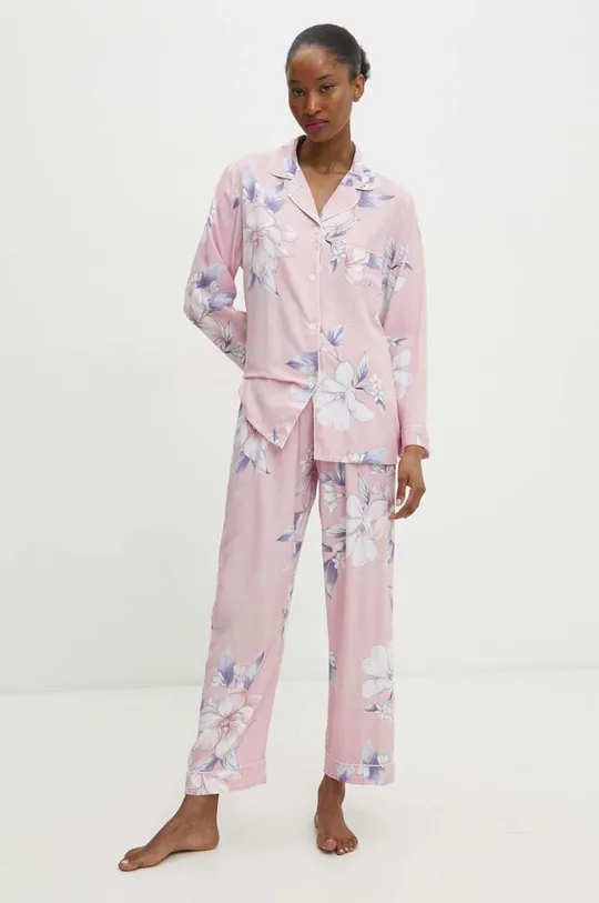 różowy Answear Lab piżama Damski