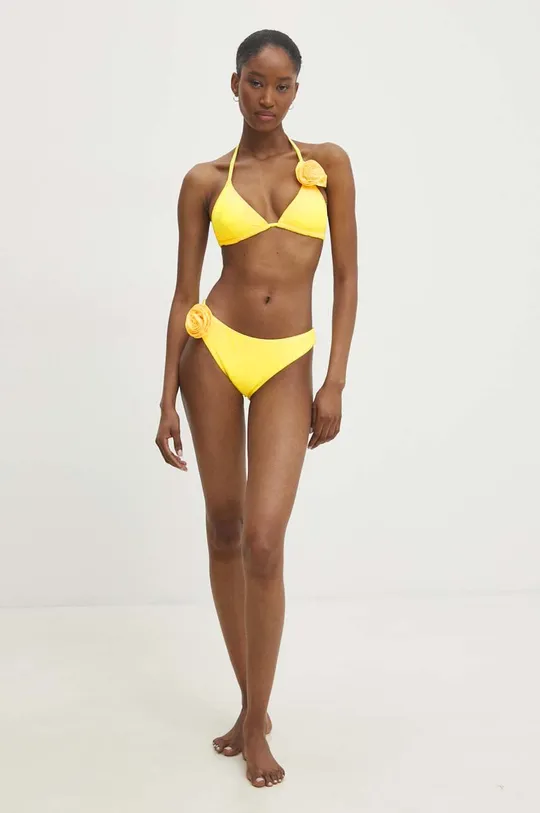 Bikini top Answear Lab κίτρινο