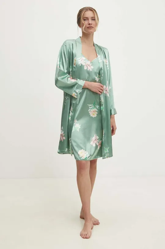 zielony Answear Lab komplet piżamowy Damski