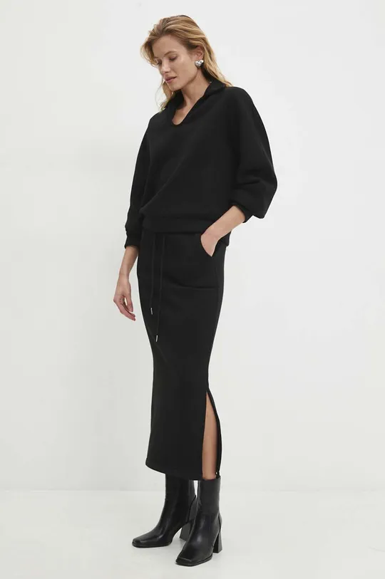 чёрный Комплект - блузка и юбка Answear Lab Женский