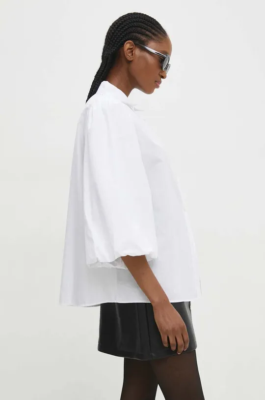 λευκό Βαμβακερό πουκάμισο Answear Lab Γυναικεία
