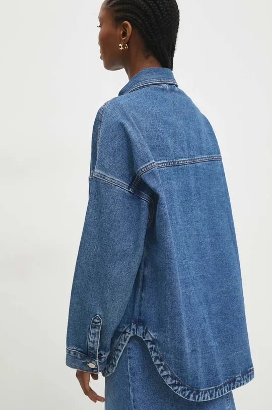 Jeans srajca Answear Lab 100 % Bombaž