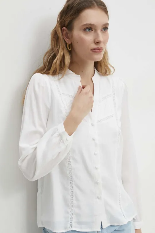 bijela Košulja Answear Lab Ženski