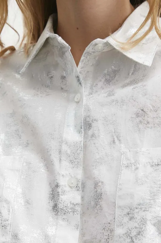 Хлопковая рубашка Answear Lab белый