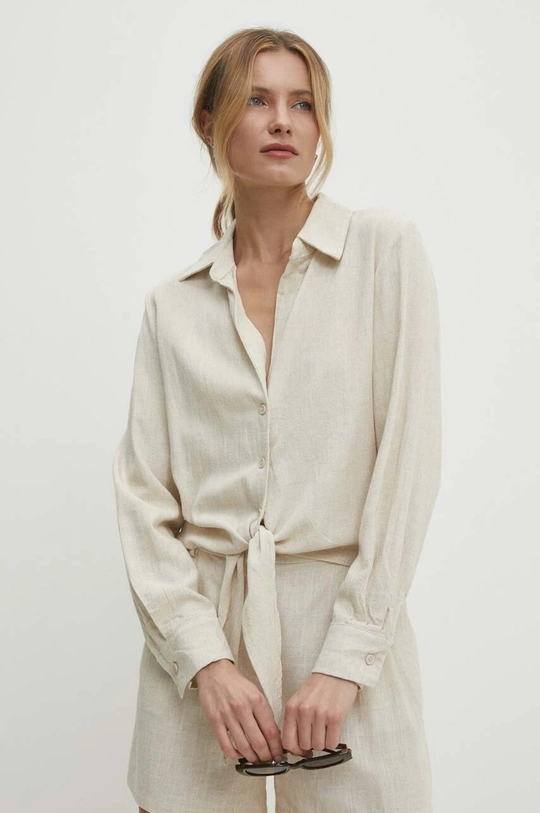 beige Answear Lab maglia di lino Donna