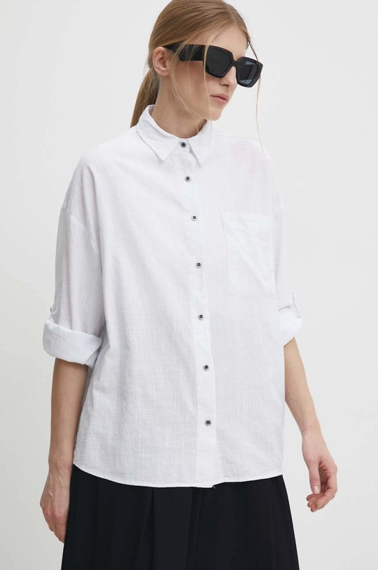 bianco Answear Lab camicia in cotone Donna