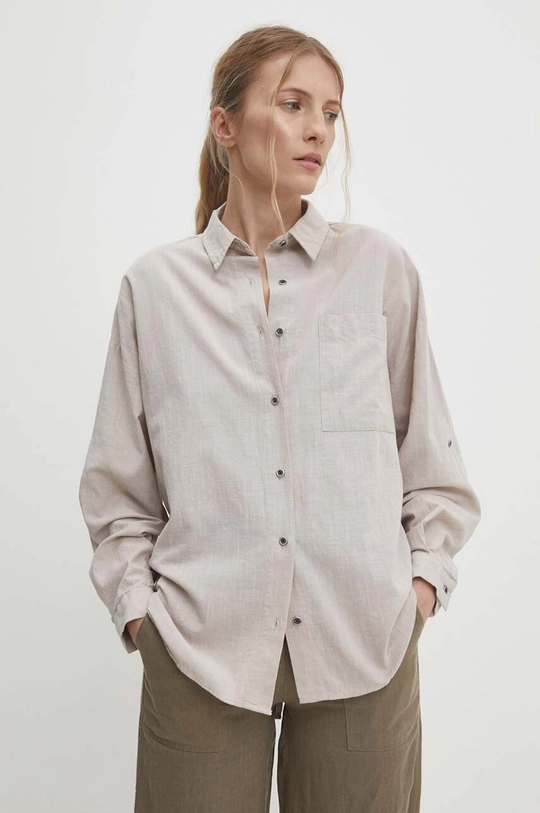 beige Answear Lab camicia in cotone Donna