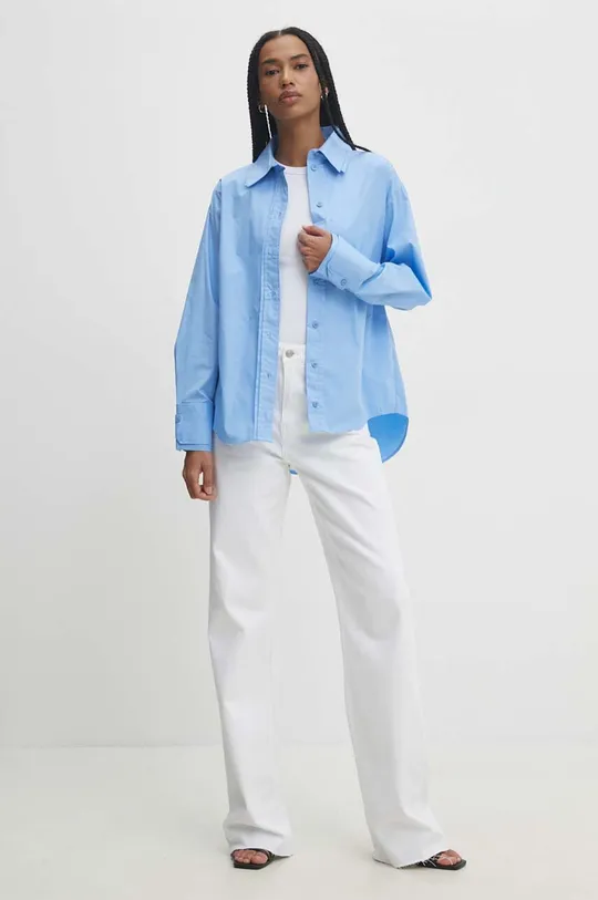 Answear Lab camicia in cotone blu
