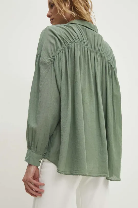 зелений Бавовняна сорочка Answear Lab Жіночий