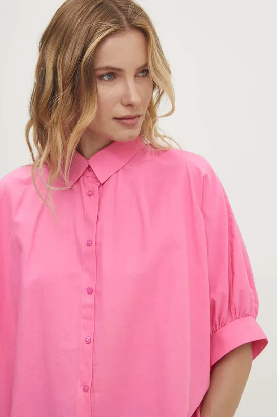 ροζ Βαμβακερό πουκάμισο Answear Lab