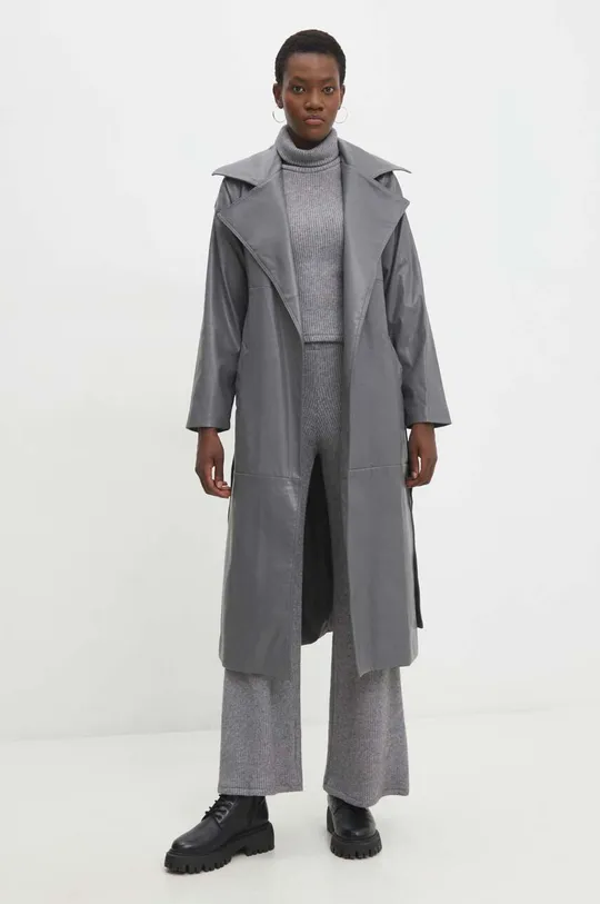 Пальто Answear Lab серый