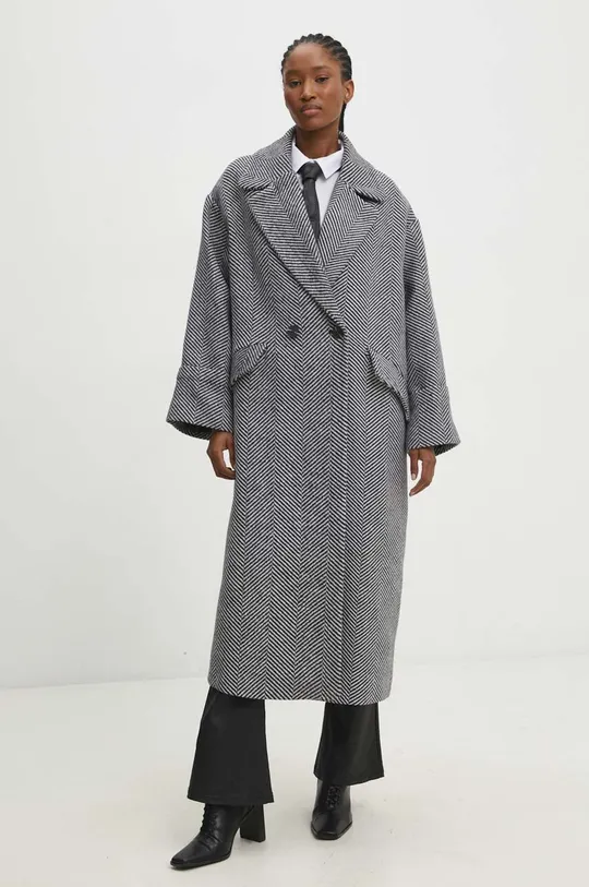 nero Answear Lab cappotto con aggiunta di lana Donna