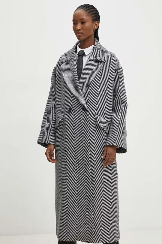 nero Answear Lab cappotto con aggiunta di lana