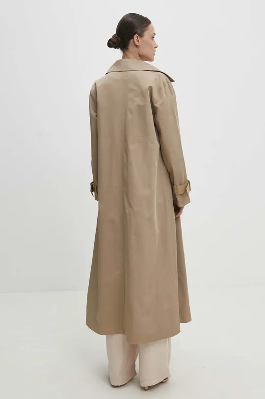 hnedá Bavlnený kabát Answear Lab