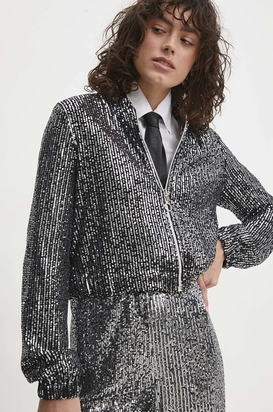 ezüst Answear Lab rövid kabát Női