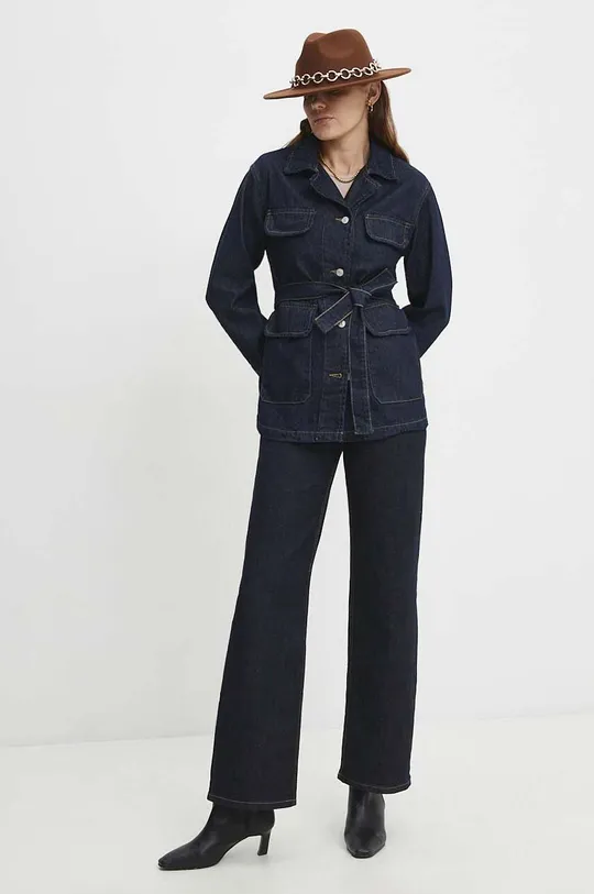 blu navy Answear Lab giacca di jeans