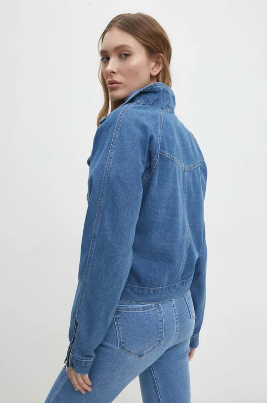 Jeans jakna Answear Lab 100 % Bombaž