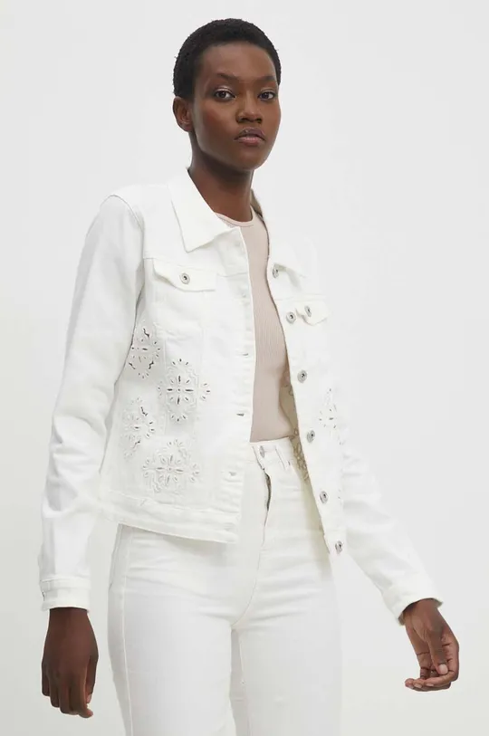 bijela Traper jakna Answear Lab Ženski