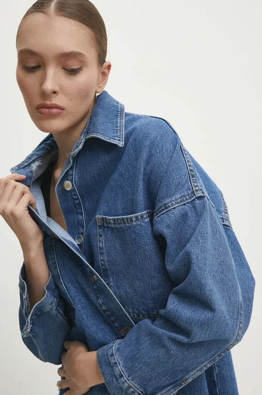 modra Jeans jakna Answear Lab