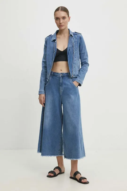 Jeans jakna Answear Lab modra