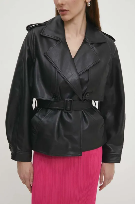 fekete Answear Lab rövid kabát Női
