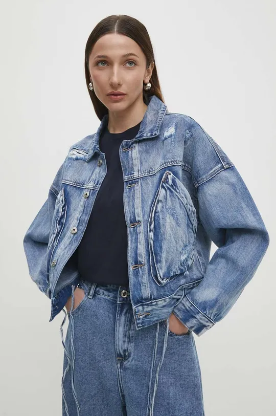 blu Answear Lab giacca di jeans Donna
