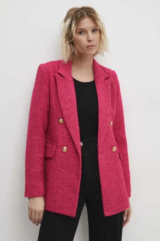 ροζ Βαμβακερό blazer Answear Lab Γυναικεία