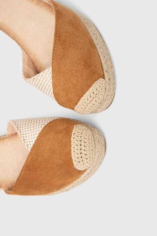 brązowy Answear Lab espadryle