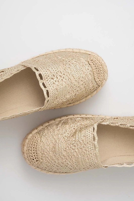 zlatá Espadrilky Answear Lab