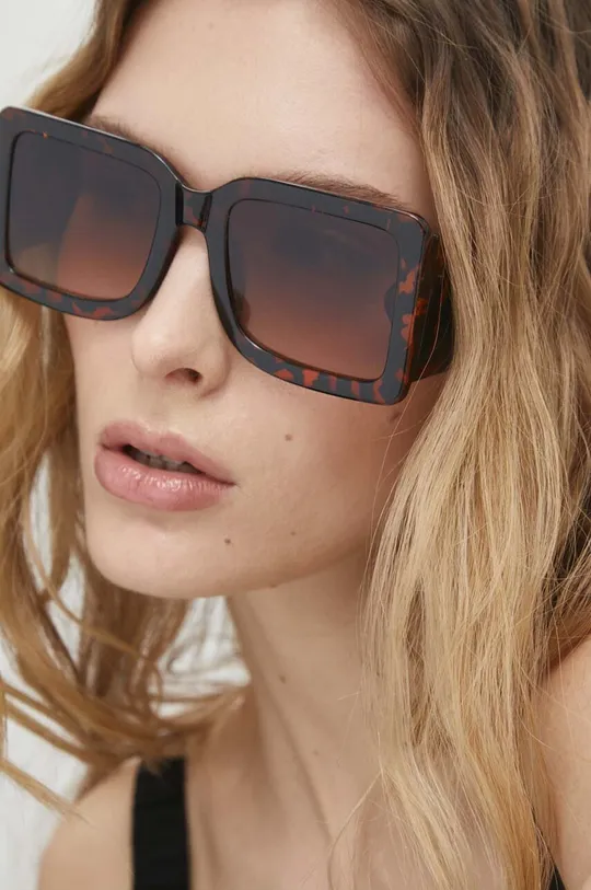 smeđa Sunčane naočale Answear Lab Ženski