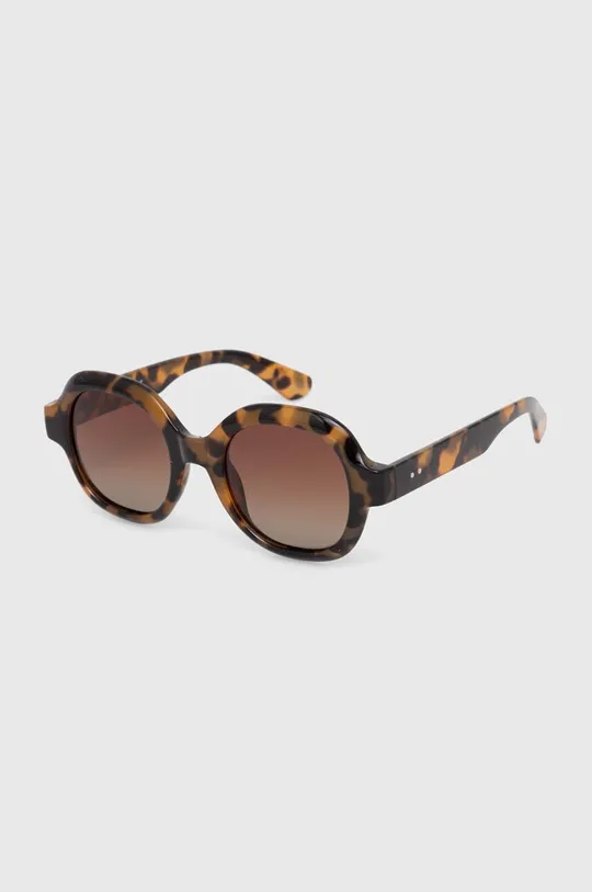 Сонцезахисні окуляри Answear Lab Z POLARYZACJĄ коричневий
