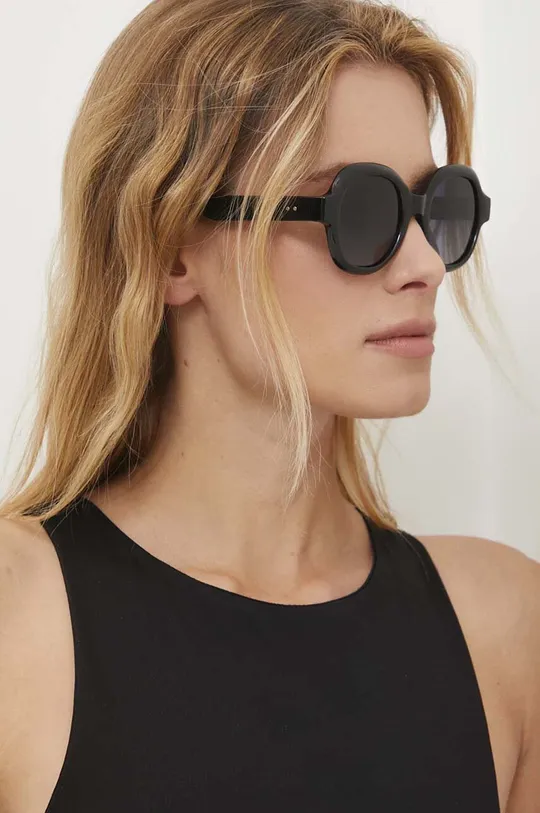 črna Sončna očala Answear Lab Z POLARYZACJĄ Ženski