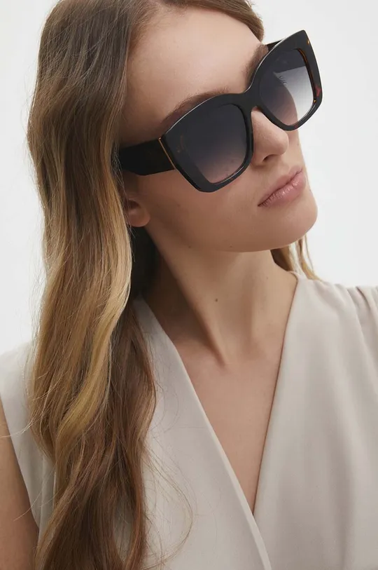 rjava Sončna očala Answear Lab Ženski