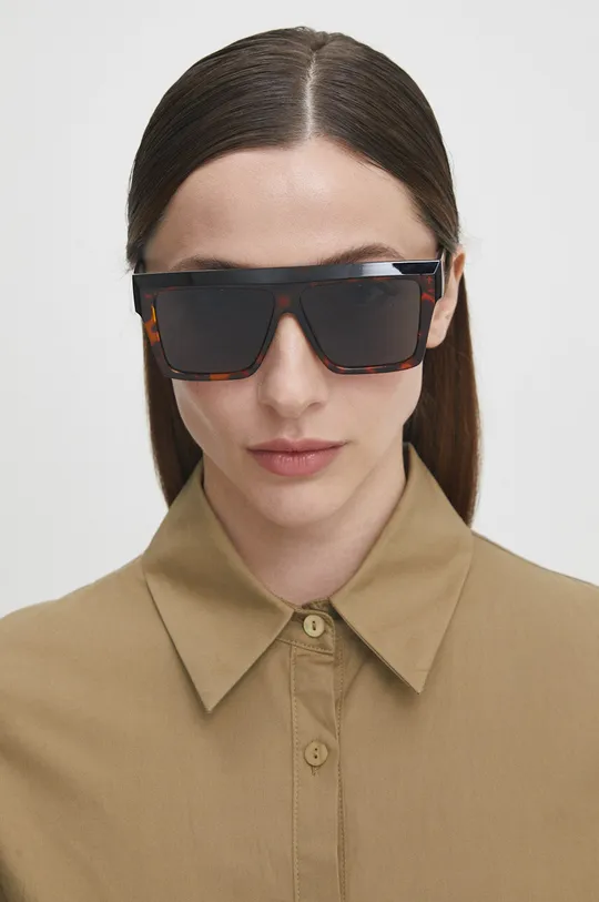 коричневый Солнцезащитные очки Answear Lab Женский