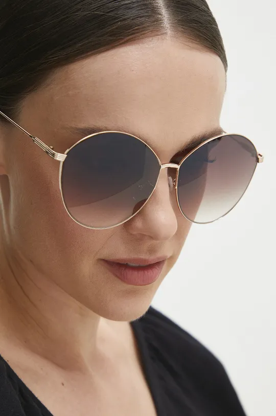 rjava Sončna očala Answear Lab Ženski