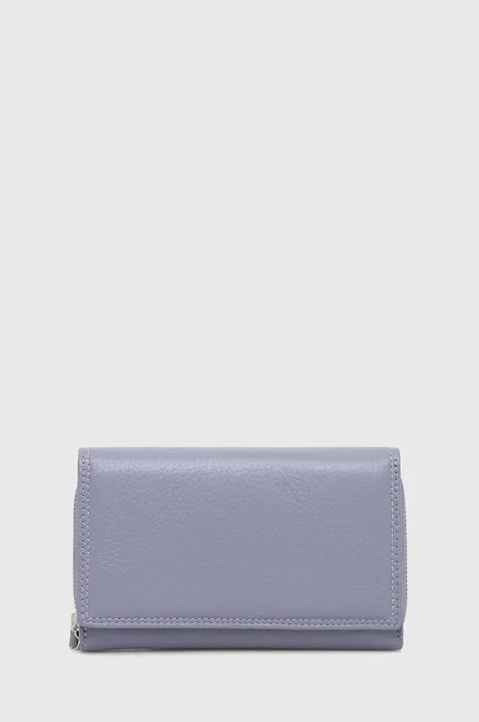 vijolična Usnjena denarnica Answear Lab Ženski