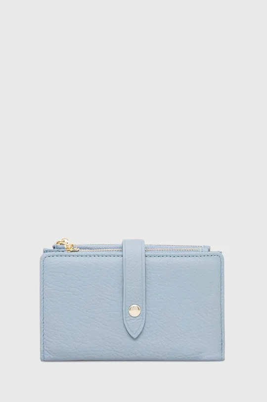 modra Usnjena denarnica Answear Lab Ženski