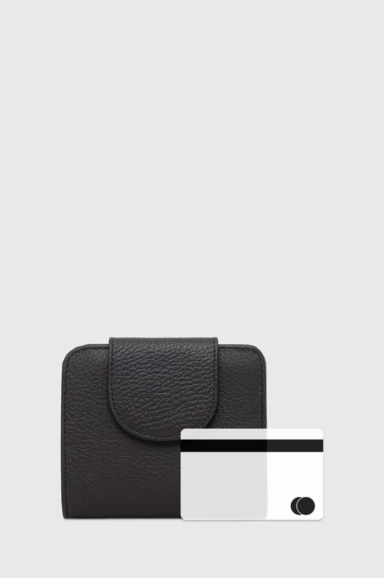 črna Usnjena denarnica Answear Lab