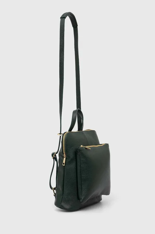 Кожаный рюкзак Answear Lab зелёный